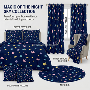 Оптовая продажа, OEM, на заказ, современное, морское, звездное, мягкое, уютное фланелевое одеяло 130x150 см, с мультяшными полосками, веселое, на все сезоны, вакуумная упаковка - Product Image 1