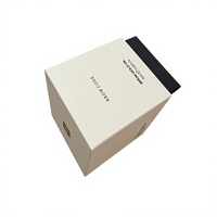 Flacon de parfum personnalisé de luxe avec emballage en boîte et insert en carton noir