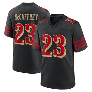 Vente en gros de maillots de football américain cousus <span class=keywords><strong>San</strong></span> <span class=keywords><strong>Francisco</strong></span> 49ers Brock Purdy # 23 Christian McCaffrey # Uniforme de football 54 Warner - Product Image 3