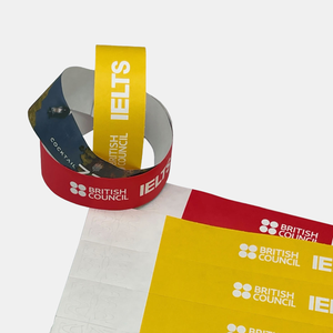 Pulsera Promocional Personalizada de Tyvek para Eventos, Pulsera Desechable Impresa con UV y Logotipo, Brazalete de Identificación para Festivales - Product Image 5