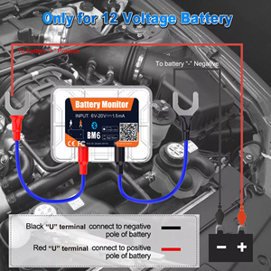 Monitor de Batería Bluetooth BM6 de 12V y Probador de Carga, Analizador Inalámbrico del Sistema de Carga y Alternador - Product Image 3