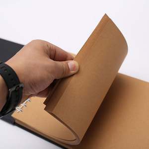 Set de Scrapbooking A4 con 40 Páginas Negras, Álbum de Fotos y Libro de Invitados para Bodas, Encuadernación en Espiral para Dibujos a Lápiz - Product Image 3