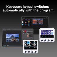 MiraBox N4 Programlanabilir Makro Klavye, Windows ve Mac için LCD Yan Monitörlü Akış Kontrol Cihazı