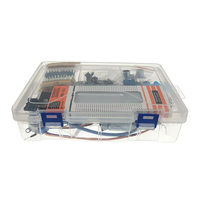 Kit Robot Complet Dongheng Electronics, Kit d'Apprentissage et de Démarrage pour Arduino Uno R3 et Platine d'Expérimentation MB102, Kit de Projet Éducatif