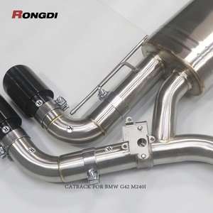 OEM Valved Exhaust System for BMW M240 M240i G42 B58 3.0T 2017-2024 Valvetronic Exhaust Pipes - Product Image 4