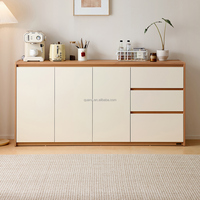 600897 Nouveau design, armoire de rangement modulaire de style crème, écologique, pour cuisine et salle de bain