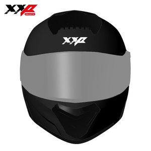 Casques XXP pour moto, casque rabattable noir, design uni, visière transparente, fermeture rapide, équipement de conduite moto - Product Image 2