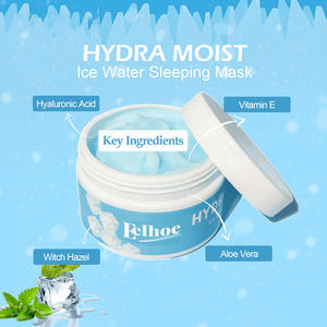 Masque de nuit hydratant EELHOE <span class=keywords><strong>Hydra</strong></span> <span class=keywords><strong>Moist</strong></span> <span class=keywords><strong>Ice</strong></span> <span class=keywords><strong>Water</strong></span>, réparateur de la sécheresse, éclaircissant le teint, masque hydratant - Product Image 4