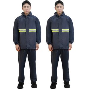 Bộ áo mưa thời trang bán buôn chất liệu Oxford chống thấm nước, bộ đồ đi xe đạp ngoài trời, áo mưa đi xe máy dành cho người lớn nam, gồm áo và quần - Product Image 1