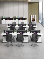 Escritorio de Oficina Moderno en Forma de L, de Madera, con Almacenamiento, Altura Ajustable, Varios Estilos y Colores, Personalización de Logotipo, Uso Comercial, 1 Año de Garantía