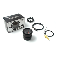 Pengukur Suhu Oli Digital & Pointer 7 Warna 52mm + Sensor untuk Voltmeter Mobil