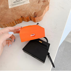 Gran oferta, diseño de bolso 3D a la moda, funda para auriculares inalámbricos con Clip para Airpods Pro, funda de silicona de lujo para mujer para Airpods 1/2 - Product Image 6