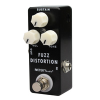 MOSKYaudio FUZZ DISTORTION Mini pédale de guitare pour ukulélé et basse-Prix de gros