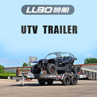 Remorque à plateau plat LUBO de Chine, remorque pour VTT, remorque pour UTV