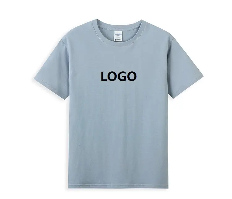 Üst pamuk yüksek kaliteli t-shirt Teints Unis dökmek Hommes özel baskı Logo Boxy T Shirt