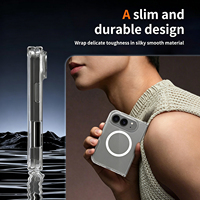 Funda Protectora para iPhone 18 Fold con Borde Elevado para la Cámara, Anillo Magnético Resistente, Compatible con Carga Inalámbrica, Transparente y Anti-caídas