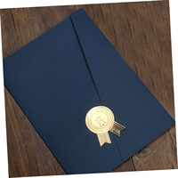 Cubierta de Certificado de graduación de Papel súper grueso directo de fábrica Carpeta de presentación de estampado en caliente certificada por estándares de calidad