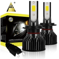 H11 Luces Led Para Autos T5C 76w Dc12v 24v 8000lm FARO LED Accessoires de voiture universels IP65 Lumière LED Automobile COB PUCE MINI