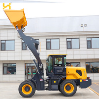 Wheel Loader 3 Ton 4WD, Mesin Konstruksi Diesel Bersertifikasi CE dengan Aksesoris Bucket