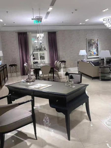 Scrivania in Legno Massello Stile Francese Moderno Taomson Shanghai, Romantica Scrivania di Alta Gamma, Arredamento per Studio e Ingresso - Product Image 3