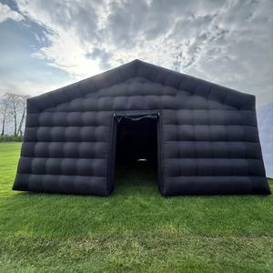 Grande discoteca portatile nera ha condotto l'illuminazione tenda da discoteca popolare Music Bar pubblicità gonfiabile per feste - Product Image 2