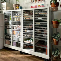 Meuble de rangement de style tiroir LE pour salon de manucure, présentoir de moules de pâtisserie, vernis à ongles et colle, armoire de rangement domestique