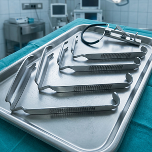 Set de pinces manuelles McIvor pour écartement de la bouche, en acier inoxydable, certifié CE, instrument chirurgical de classe I, ORL, garantie 1 an, chirurgical - Product Image 4