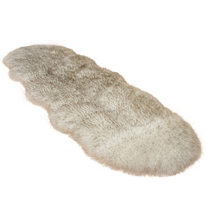 Alfombra de pelo largo para el hogar, de color liso, con forma novedosa, suave y esponjosa, para interior, dormitorio, ventana, sillón, de fibra de poliéster - Product Image 2