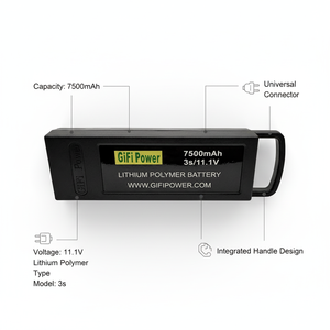 Новая сменная батарея для дрона Yuneec Q500 4K <span class=keywords><strong>Typhoon</strong></span> G, 11.1В 7500мАч, долговечная - Product Image 1