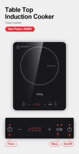 New Slim thiết kế nhỏ gọn thiết bị nhà bếp 2000 Wát Tabletop bếp cảm ứng bếp cho thị trường quốc tế - Product Image 4