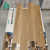 Aisen SPC Klick-Bodenbelag Verschleißfest Rutschfest Vinyl-Kunststoff 3D-Modell-Designfähigkeit für Apartments