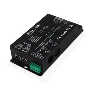 El más nuevo controlador led DMX de 4 canales RGB voltaje constante DMX512 RDM DMX PWM DMX RDM decodificador para tira led