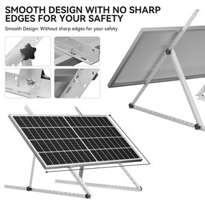 Structure de montage réglable pour système de fixation sur toit plat, structure de montage <span class=keywords><strong>solaire</strong></span> photovoltaïque sur toit - Product Image 5
