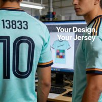 Kaos Jersey Ringan Bahan Polyester Terinspirasi Turnamen Sepak Bola 2026