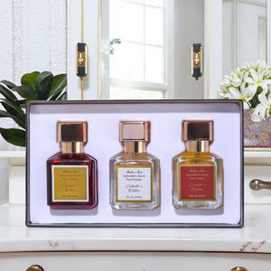 Set Hadiah Parfum Wanita Grosir 25mL*3 Aroma Kayu yang Tahan Lama dengan Sentuhan Bunga dan Buah - Product Image 3