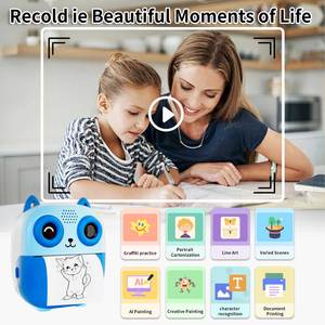 Cámara de Impresión Instantánea con Reconocimiento de Voz por IA para Niños, Impresora de Fotos Portátil, Cámara Digital HD de Juguete para Niños y Niñas, Regalo de Cumpleaños o Festival - Product Image 5