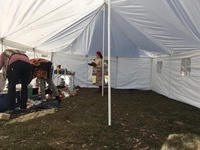 Tente en toile de haute qualité pour camp de 10 à 15 personnes, parfaite pour le camping