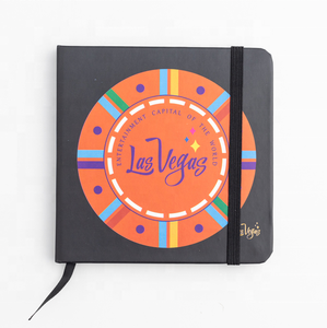 Taccuino con <span class=keywords><strong>Copertina</strong></span> <span class=keywords><strong>Rigida</strong></span> Souvenir Multicolore Personalizzato con Design di Las Vegas sulla <span class=keywords><strong>Copertina</strong></span> - Product Image 3