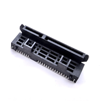 Connecteur d'alimentation femelle SATA 7+15 broches en laiton étanche Soulin H12 SMT pour applications PCB