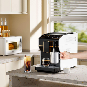 Système d'espresso entièrement automatique de qualité professionnelle italien, intégré à un moulin haut de gamme - Product Image 4