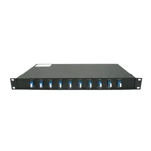 DWDM 16 kênh 1U Rack mount dwdm oadm mô-đun quang học thêm thả multiplexer Duplex đông hoặc Tây