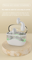 Q29 Casque intra-auriculaire sans fil Design transparent BT5.4 HD ANC Écouteurs antibruit True Blue Colorful Tooth avec JL Chipset