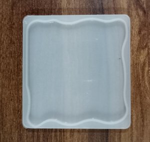 Bandeja de servicio de Arte de resina hecha a mano de alta calidad Diseño de ola de océano decorativo ecológico para regalos de boda a precio mayorista - Product Image 6
