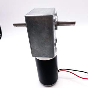 gleichstrommotor hohes drehmoment doppelwellen-getriebe wurmgetriebemotor 12 v - Product Image 6