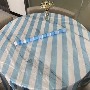 Nappe jetable en PE souple, imperméable, à découper à volonté avec coupe-rubans, rouleau de protection de table premium pour pique-niques, fêtes et anniversaires - Product Image 1