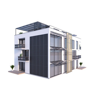 Sistema de Montaje BIPV de Vidrio Templado Doble Transparente sin Marco de 200W 300W 400W 550W - Product Image 5