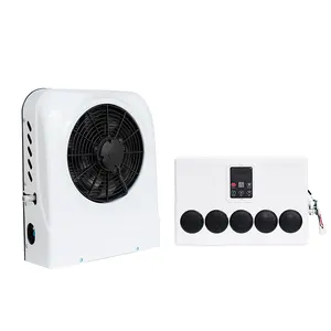 DC 12V 24V split cooler ac unit electric air conditioning parking air conditioner for truck