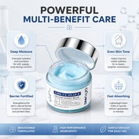 Balsem Madu Tallow Anti-Kerut OEM, Krim Wajah Pengencang Anti Kerut Snap 8 GHK-CU Peptida Tembaga Biru