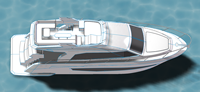 Yacht en aluminium de qualité supérieure de 17 m (46 pieds) avec 3 couches de coque, bateau de luxe