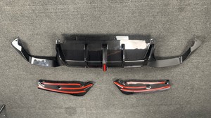 Diffuseur de séparateur arrière en Fiber de carbone sèche pour pare-chocs de voiture de haute qualité adapté au diffuseur arrière de Style BMW X4M F98 <span class=keywords><strong>KB</strong></span> - Product Image 2